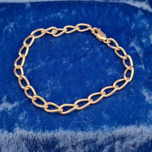 Bracelet  7.25"  Oval link