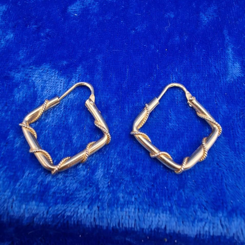 Earrings Gold plated 925 