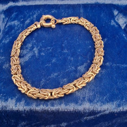 Bracelet  7.5"  Byzantine