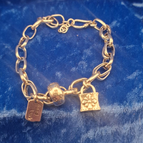 Bracelet 7.5" to 8.5" adjustable Charm 