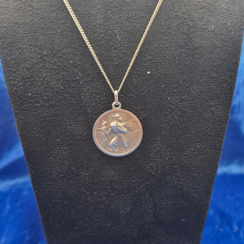 Necklace 20" Saint Christopher (3)