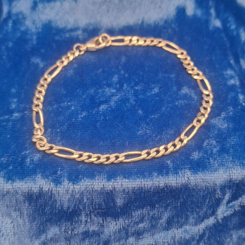 Bracelet  7.5" Figaro 
